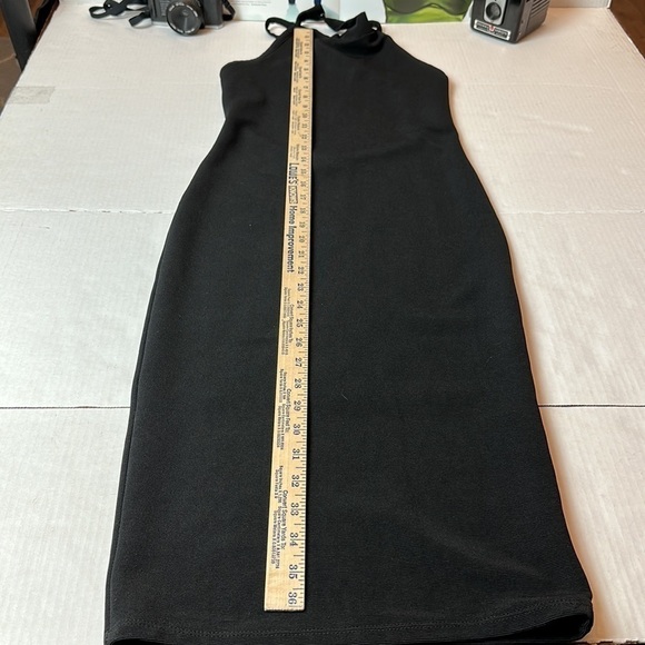 Enough about me body con black dress with open back - Picture 5 of 10